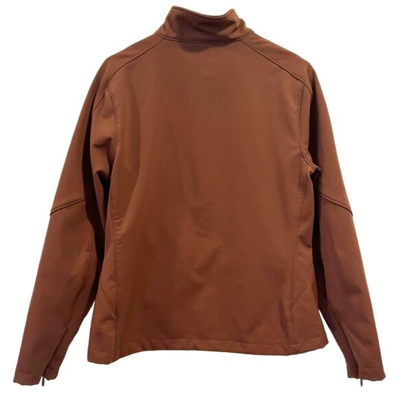 Isis Womens Softshell Jacket Size 10 Brown Wind & Weather Resistant - Picture 3 of 9